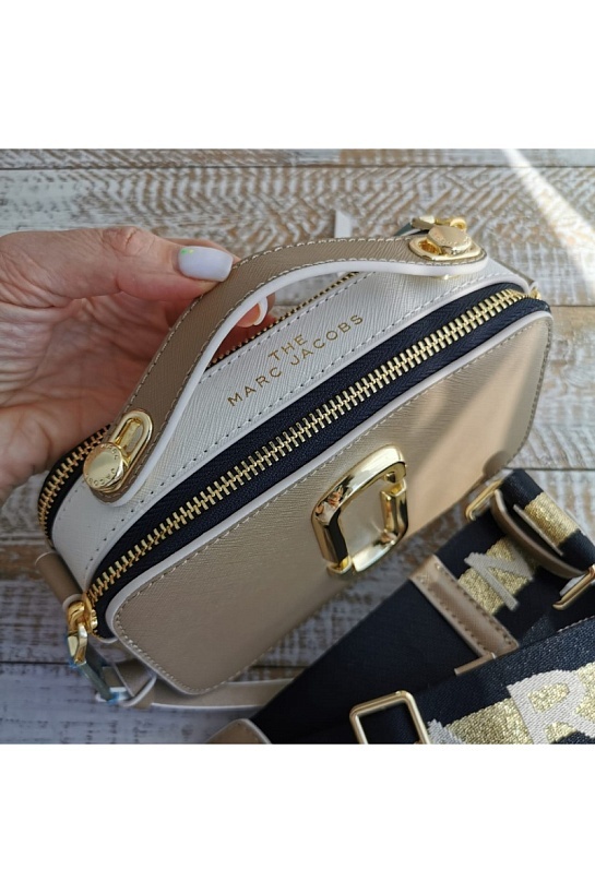 Кожаная сумка Marc Jacobs 19x11 см - Brown