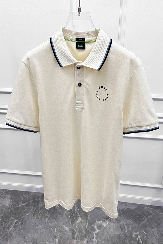Поло бежевого цвета Hugo Boss "Paule 2"