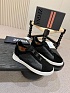 Мужские кроссовки Zegna Triple Stitch Alligator - Black