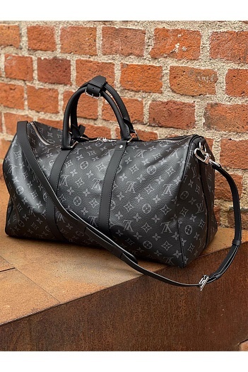 Дорожная сумка Louis Vuitton Keepall Monogram Eclipse 50x28 см   