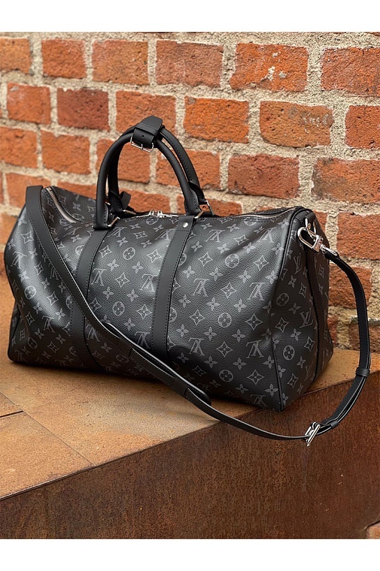 Дорожная сумка Louis Vuitton Keepall Monogram Eclipse 50x28 см