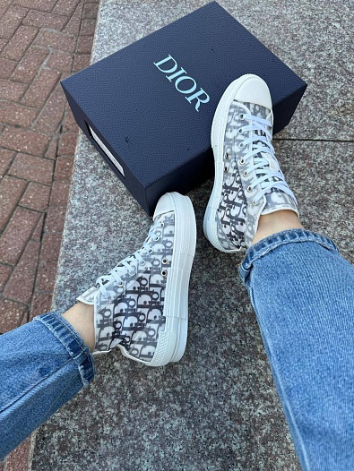 Женские текстильные кроссовки Dior Walk'n'Dior   