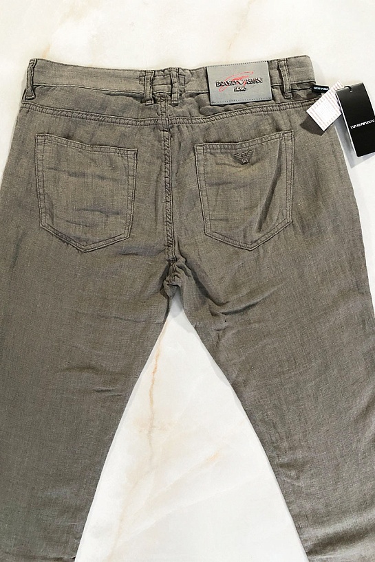 Летние мужские джинсы Emporio Armani Milano - Green