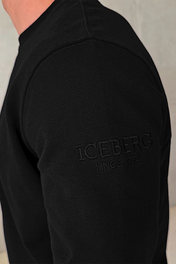 Мужской свитшот Iceberg "Daffy Duck" - Black   