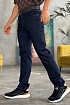 Джинсы тёмно-синего цвета Loro Piana regular fit