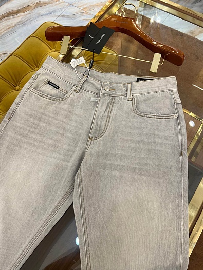 Джинсы Dolce & Gabbana regular fit Premium - Grey   