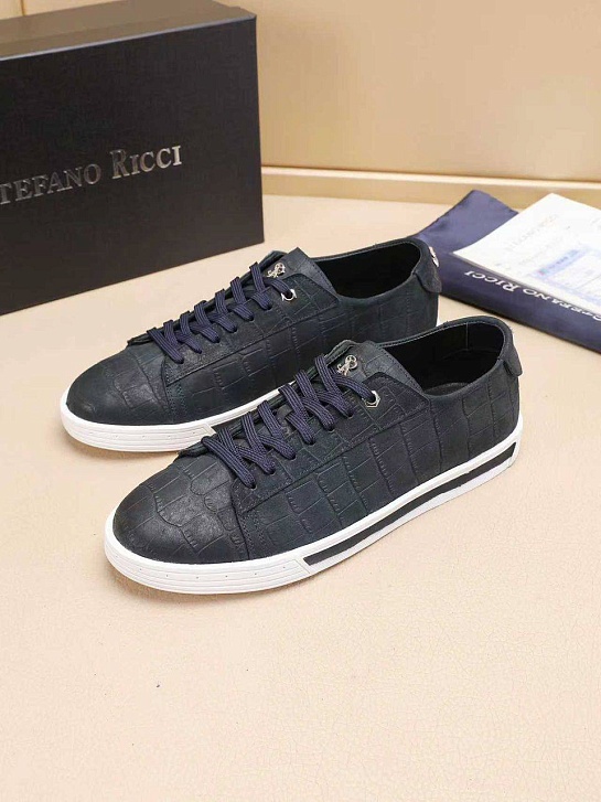 Мужские кожаные кроссовки Stefano Ricci