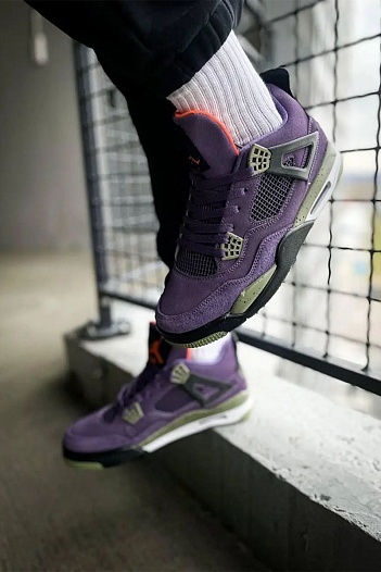 Кроссовки Nike Air Jordan 4 Retro "Canyon Purple"   