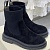 Женские замшевые сапоги Brunello Cucinelli premium - Black