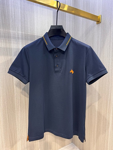 Мужское поло Hermes Premium - Navy   