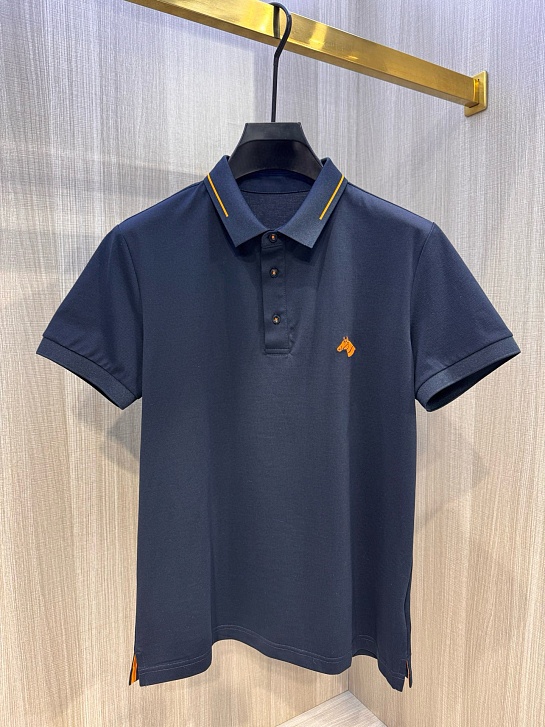 Мужское поло Hermes Premium - Navy