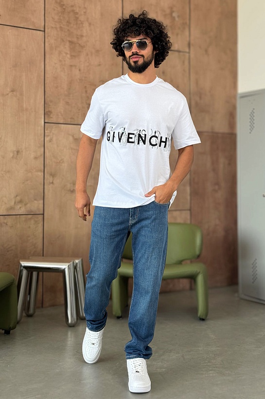 Мужские синие джинсы Hugo Boss relaxed fit