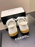 Женские кожаные кроссовки Chanel premium