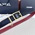 Кожаный ремень Chanel чёрного цвета