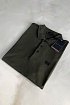 Классическое мужское поло Tommy Hilfiger тёмно-зелёного цвета