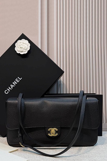 Кожаная сумка Chanel premium 32x19.5x10 см   