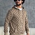 Двусторонняя кофта Gucci GG monogram - Beige