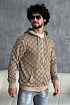 Двусторонняя кофта Gucci GG monogram - Beige