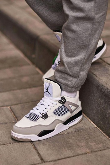 Кроссовки ANike J4 Retro "Military Black"   