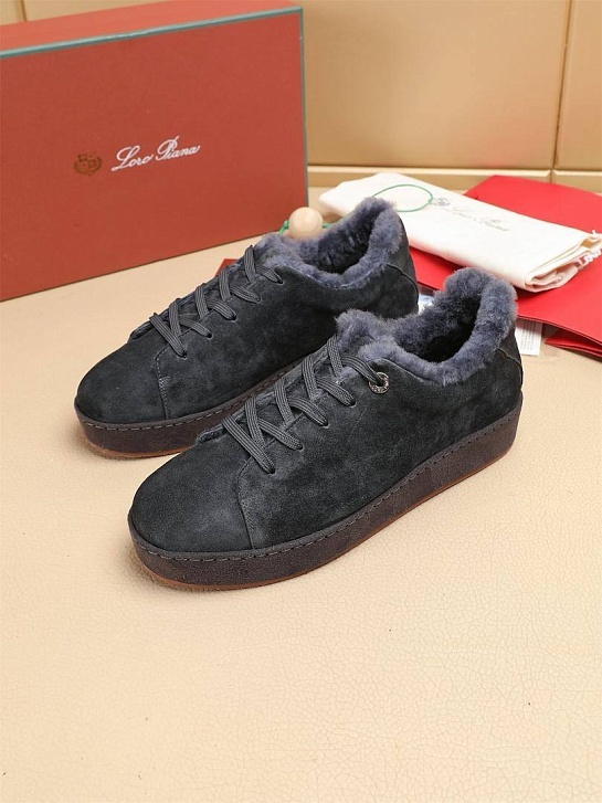 Зимние кроссовки с мехом Loro Piana