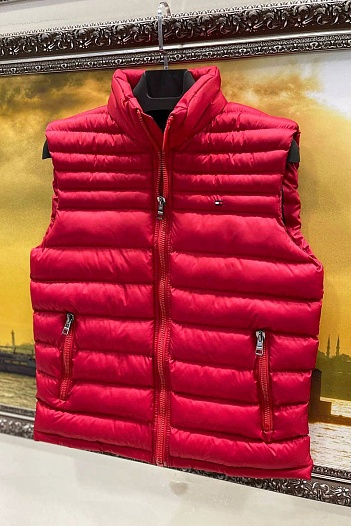 Мужской красный жилет Tommy Hilfiger   