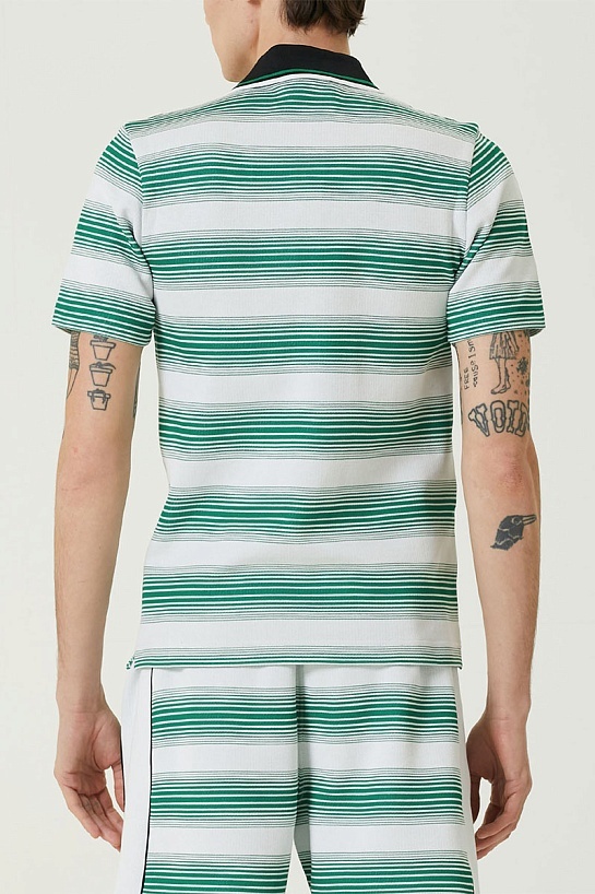 Вязаное поло Casablanca gradient stripe