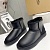Мужские чёрные ботинки UGG Classic