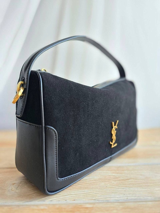 Замшевая сумка Yves Saint Laurent 29x18 см