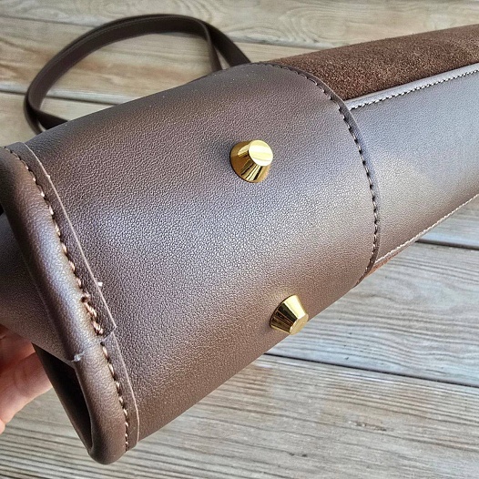 Замшевая сумка Loewe 34x16 см   