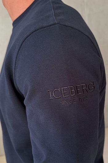 Мужской свитшот Iceberg "Daffy Duck" - Navy   