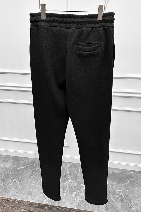 Спортивные штаны Loro Piana logo-embroidered - Black