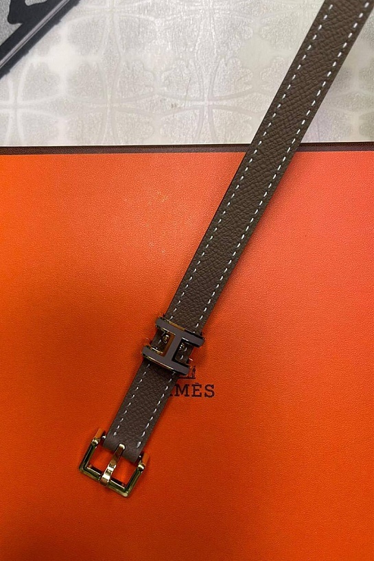 Кожаный ремень Hermes (3 расцветки)