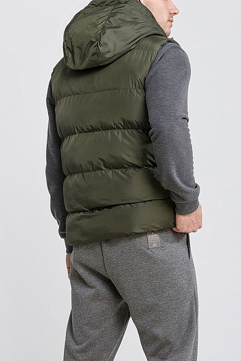 Мужской зелёный жилет Emporio Armani 7   
