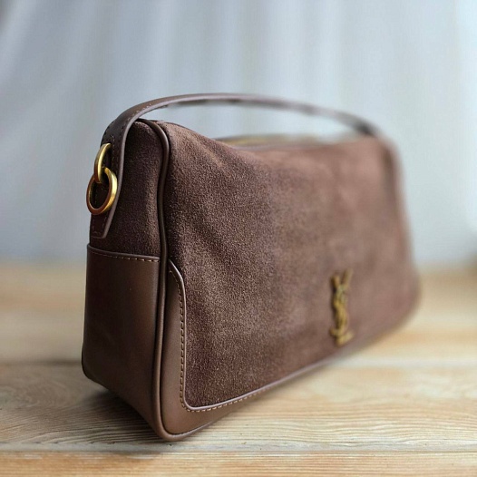 Замшевая сумка Yves Saint Laurent 29x18 см   
