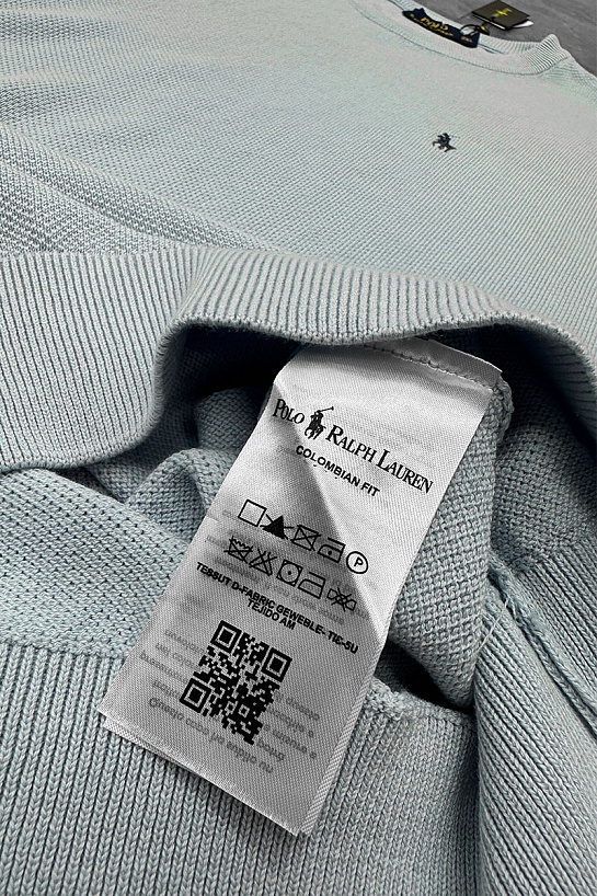 Мужской джемпер Polo Ralph Lauren pony-embroidered - Blue