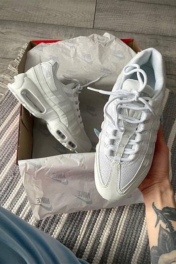 Кроссовки Nike Air Max 95 - Triple White   