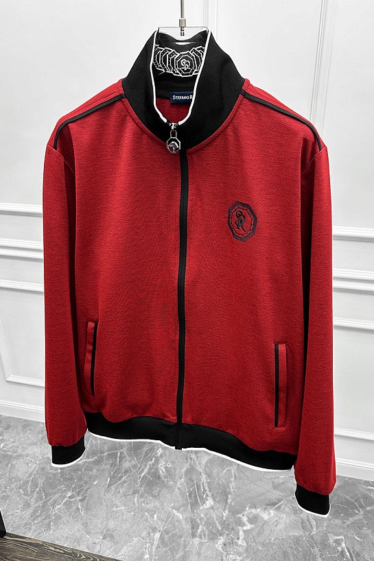 Мужская красная кофта Stefano Ricci