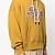 Мужское худи Palm Angels Leopard Teddy Bear - Yellow