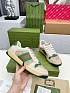 Женские комбинированные кроссовки Gucci GG Screener Premium