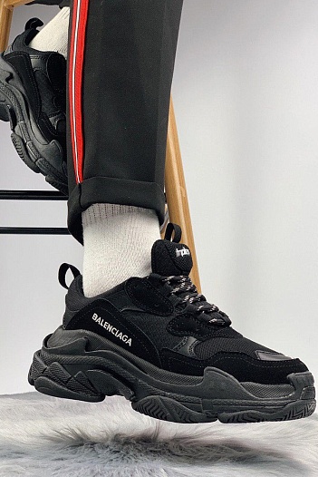 Кроссовки Balenciaga Triple S - Triple Black   