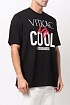 Чёрная оверсайз футболка Dsquared2 Vitkac