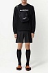 Мужской чёрный свитшот Burberry logo-print