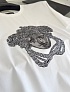 Мужская футболка Versace Medusa logo-embroidered - White