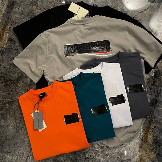 Оверсайз футболка белого цвета Balenciaga Gaffer   