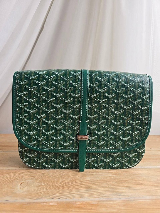 Кожаная сумка Goyard Belvedere MM 27x21 см