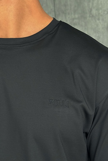 Мужская чёрная футболка Zilli   