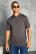 Мужское поло Stefano Ricci Eagle zip-neck - Brown