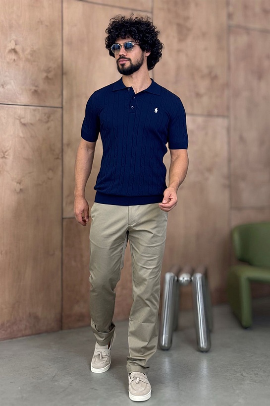 Мужское тёмно-синее поло Роlо Ralрh Lаurеn