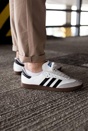 Кроссовки Adidas Samba Vegan "White Gum"   