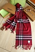 Шарф Burberry Check premium 168x30 см - Burgundy